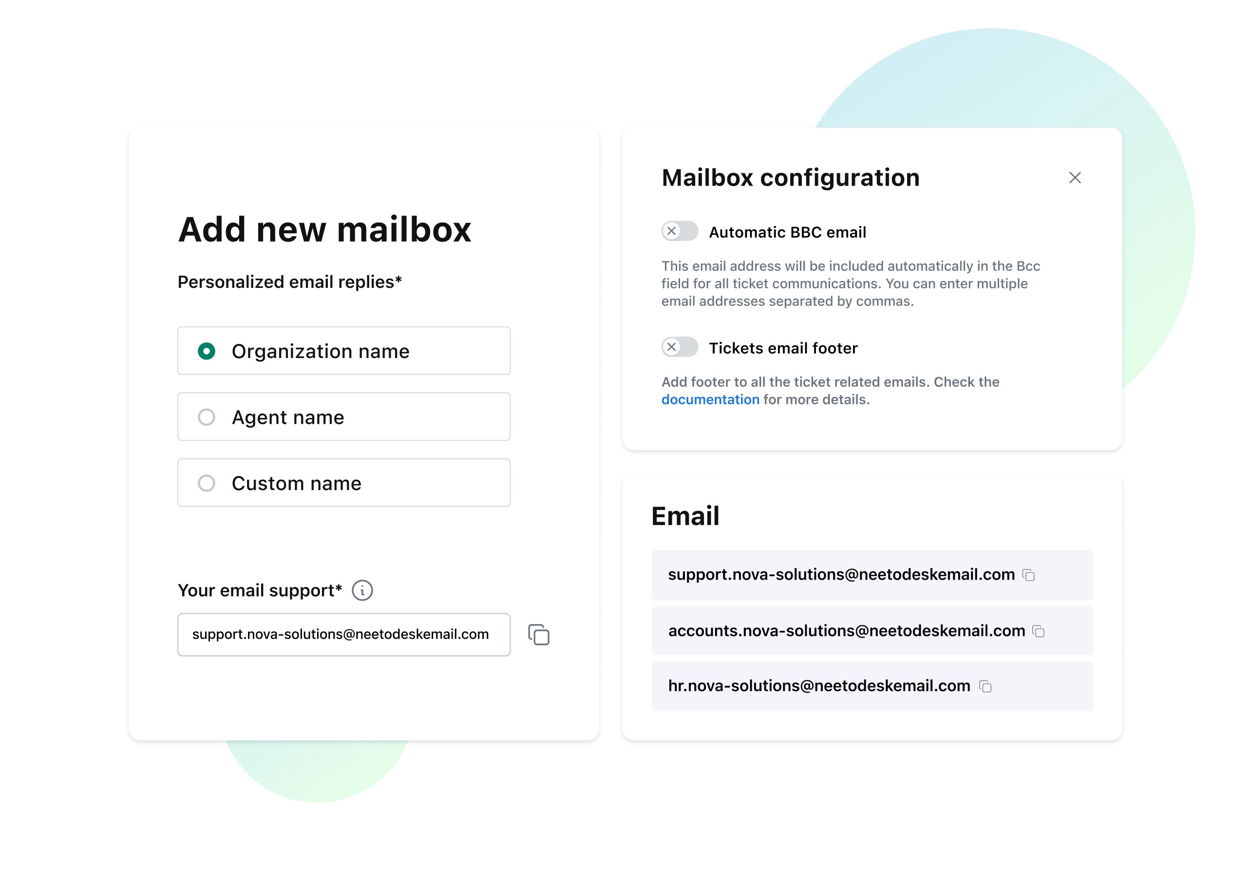 Multiple Mailboxes